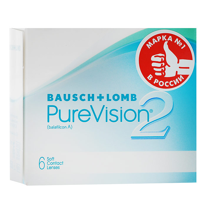 заказать и купить Bausch + Lomb контактные линзы Pure Vision 2 (6 шт / 8.6 / -2.75)