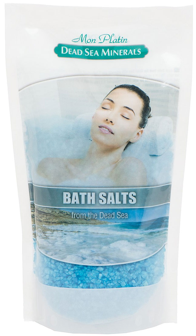заказать и купить Mon Platin DSM Натуральная Соль Мёртвого моря с ароматическими маслами (голубая) 500 г.