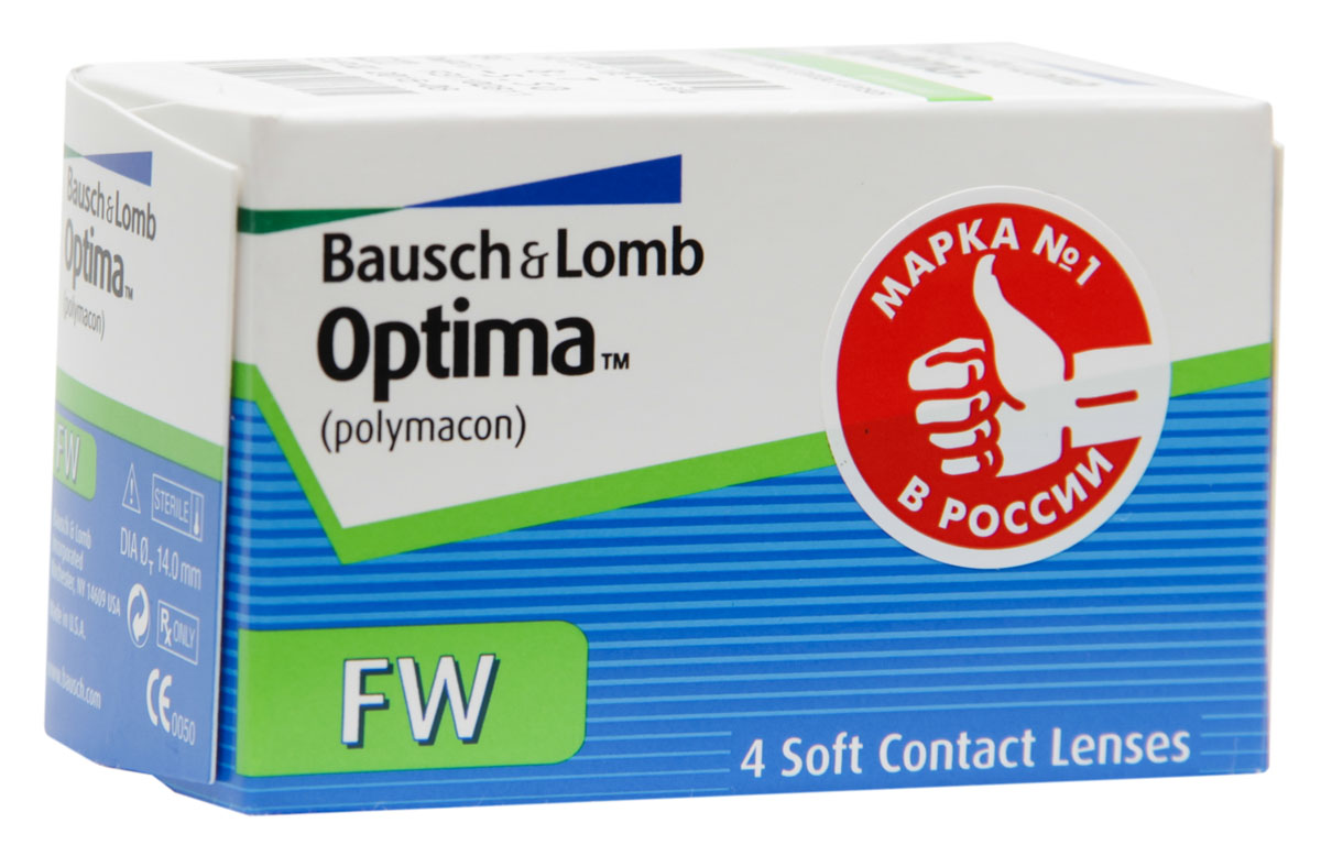 заказать и купить Bausch + Lomb контактные линзы Optima FW (4шт / 8.4 / -5.75)