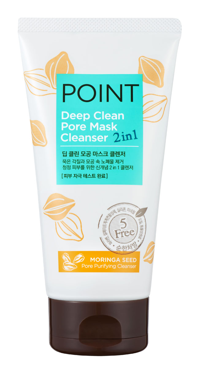 заказать и купить Point Очищающая маска и пенка для умывания (2в1) Глубокое очищение 150 г (для всех типов кожи)