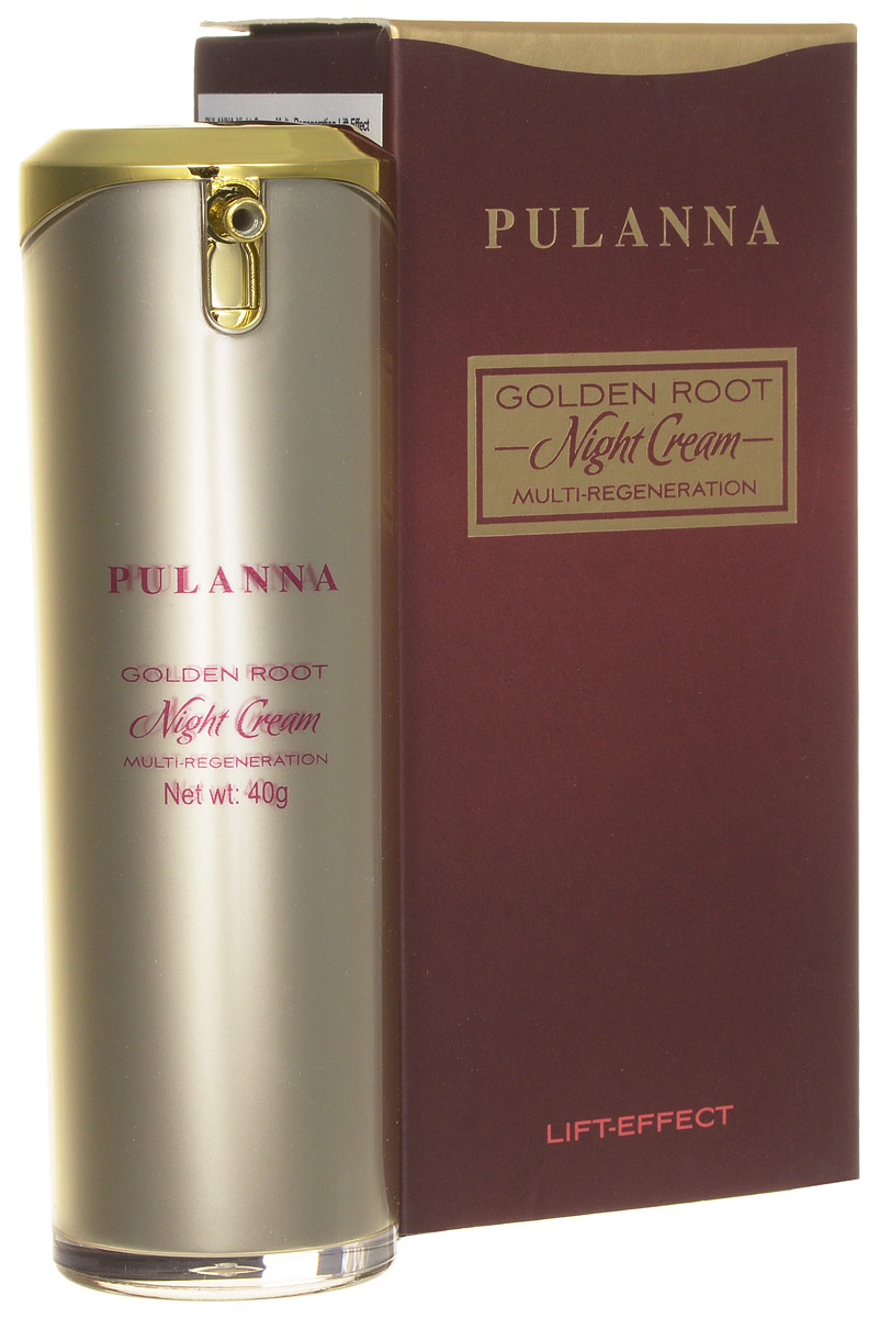 заказать и купить Pulanna Мульти-регенерирующий ночной крем на основе золотого корня - Night Cream Multi-Regeneration 40 г