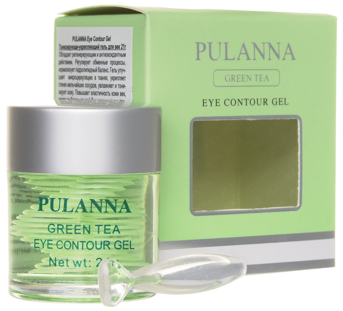 заказать и купить Pulanna Тонизирующе-укрепляющий гель для век на основе зеленого чая - Eye Contour Gel 21 г