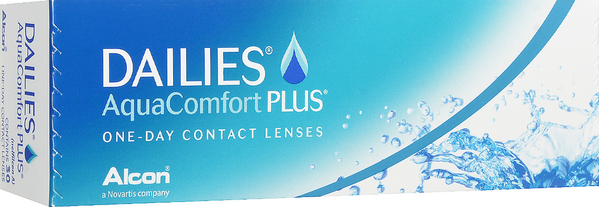 заказать и купить Alcon-CIBA Vision контактные линзы Dailies AquaComfort Plus (30шт / 8.7 / 14.0 / -5.50)