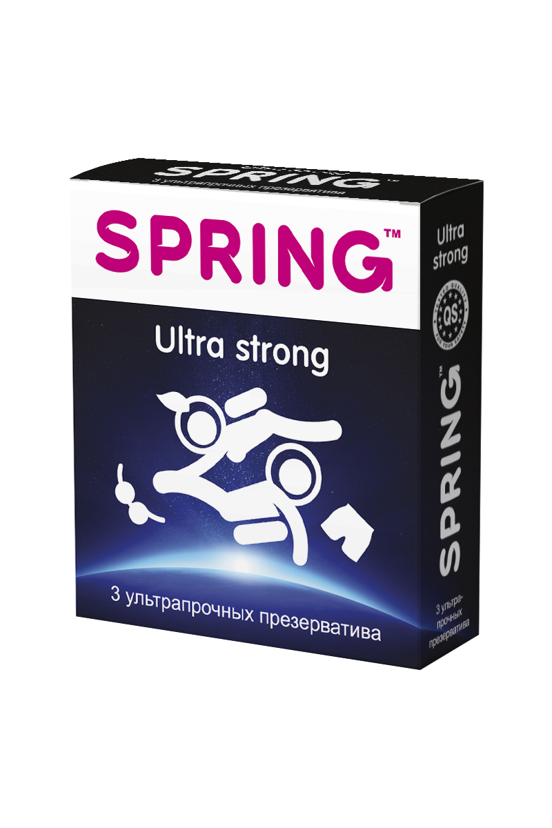 заказать и купить Презервативы SPRING™ Ultra Strong, ультрапрочные, 3 шт.