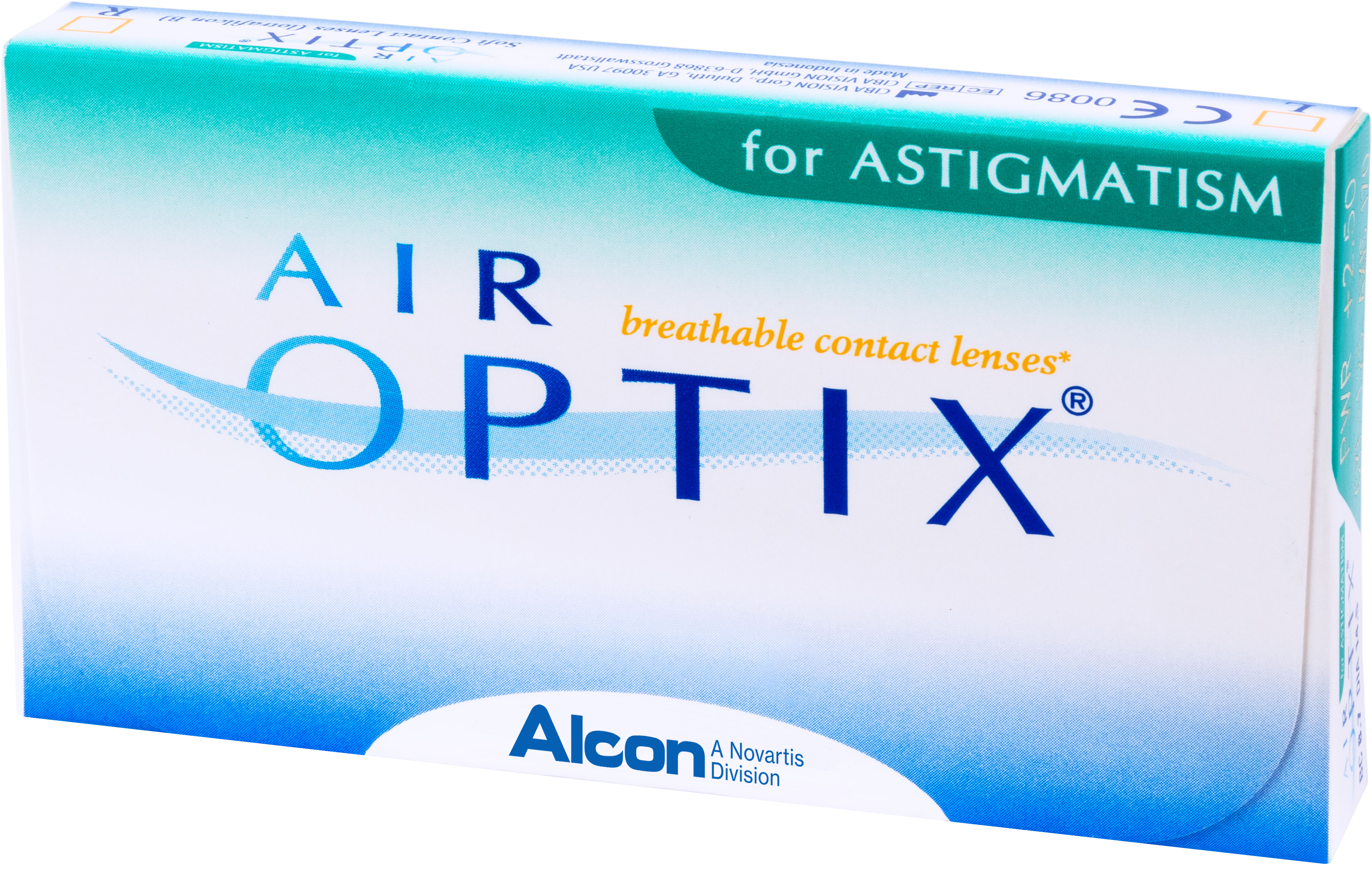 заказать и купить Аlcon контактные линзы Air Optix for Astigmatism 3pk /BC 8.7/DIA14.5/PWR -5.25/CYL -2.25/AXIS 20