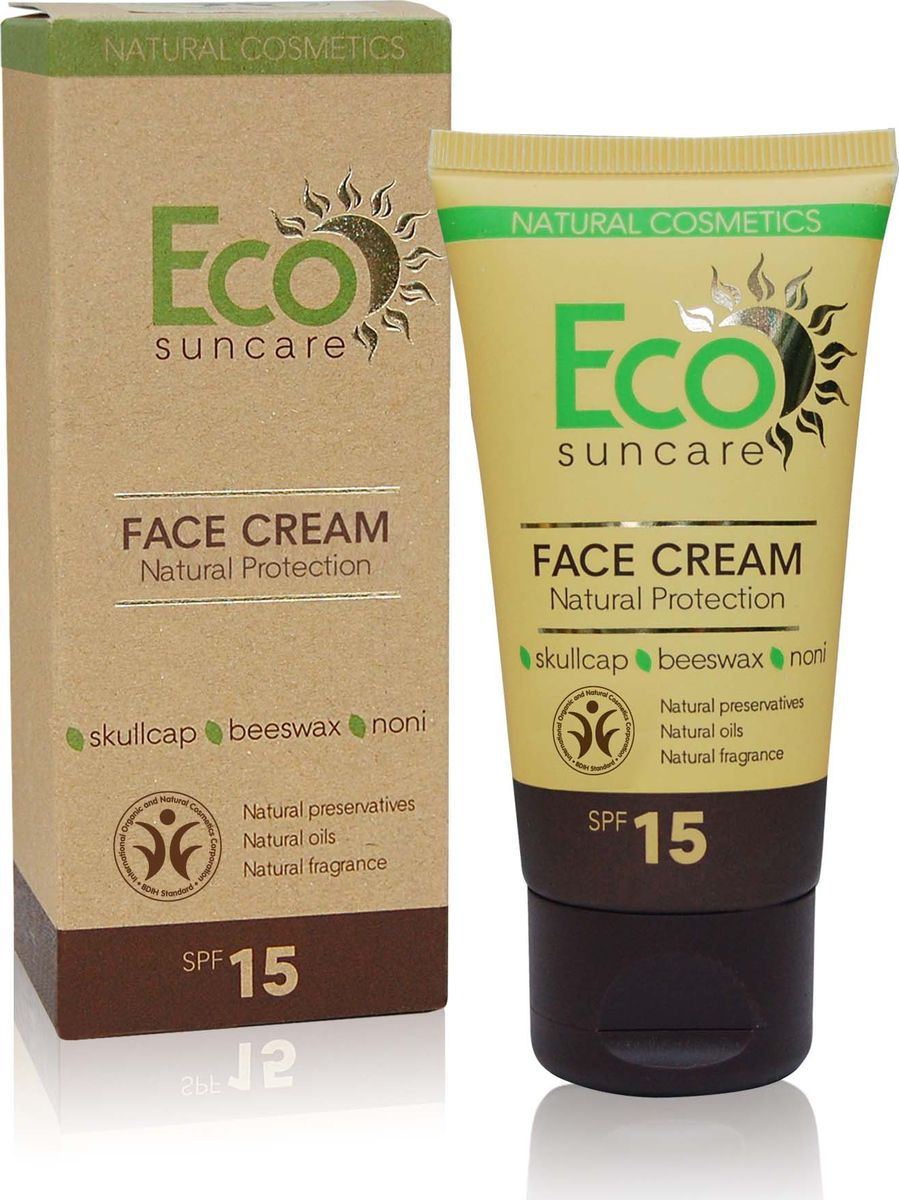 заказать и купить Eco Suncare Натуральный солнцезащитный крем для лица -Natural Sun Protection Face Cream SPF 15 -50мл