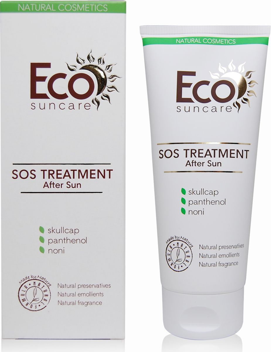 заказать и купить Eco Suncare Охлаждающий гель после загара с успокаивающим действием -SOS After Sun Treatment -200мл