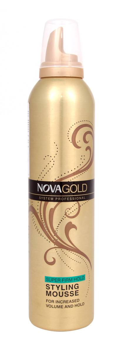 заказать и купить Пенка сверхсильной фиксации Nova GOLD 300 мл (зеленый)