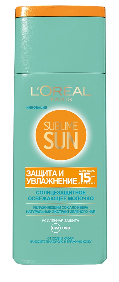 заказать и купить L'Oreal Paris Sublime Sun Освежающее молочко для лица и тела 