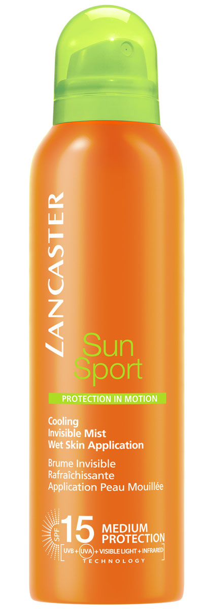 заказать и купить Lancaster Sun Sport Солнцезащитный спрей с возможностью нанесения на влажную кожу и высокой степенью защиты spf 15 для идеального загара, 200 мл
