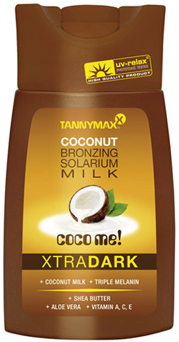 заказать и купить Tannymaxx Молочко-ускоритель для загара Classic Dark Coconut Milk, с усиленным бронзатором тройного действия, 200 мл