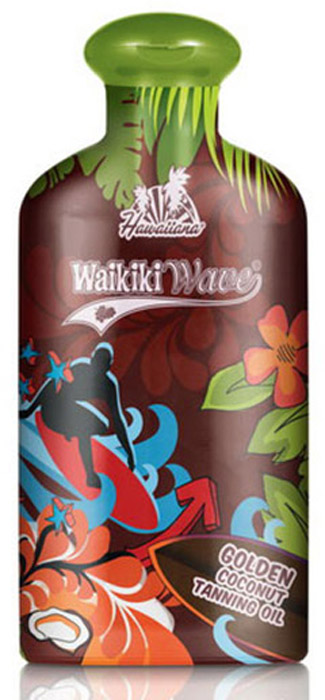 заказать и купить Hawaiiana Масло-ускоритель для загара Waikiki Wave Golden Coconut Dark Tanning Oil, с витаминным комплексом, 200 мл