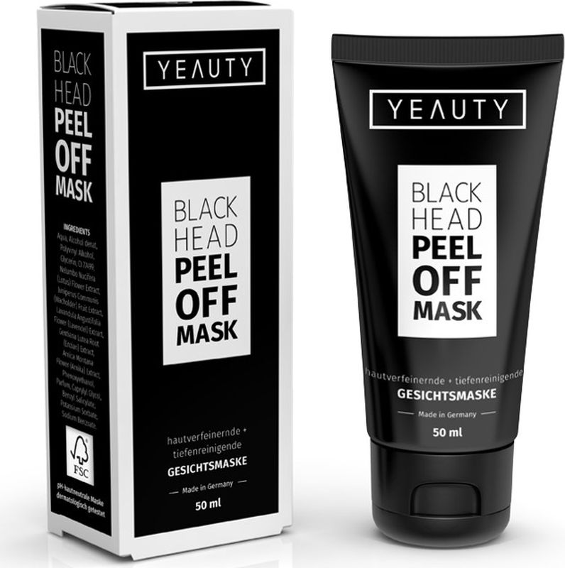 заказать и купить Yeauty Очищающая маска для лица черного цвета Peel Off, 50 мл
