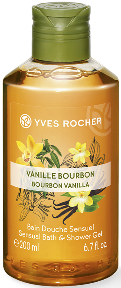 заказать и купить Yves Rocher гель для душа и ванны Бурбонская ваниль, 200 мл
