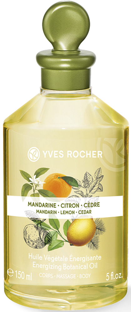 заказать и купить Yves Rocher масло для тела Мандарин, лимон и кедр, 150 мл