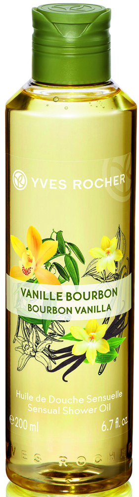 заказать и купить Yves Rocher масло для душа Бурбонская ваниль, 200 мл