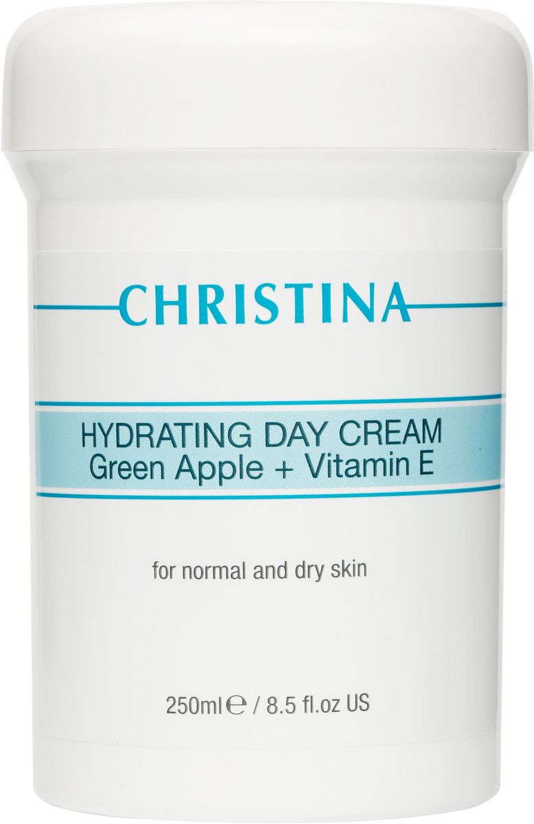 заказать и купить Christina Hydrating Day Cream Green Apple + Vitamin E - Увлажняющий дневной крем с зеленым яблоком и витамином Е 250 мл