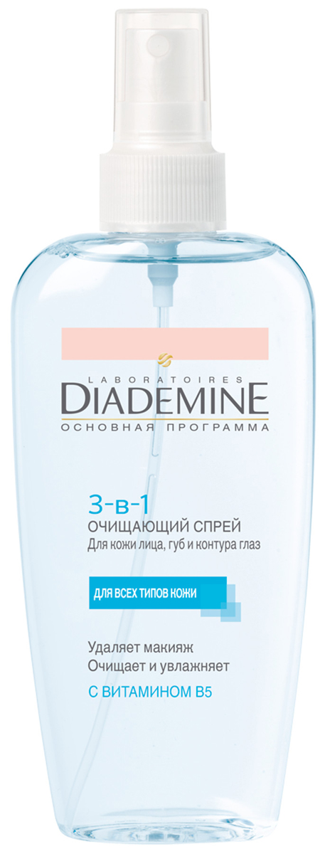 заказать и купить Diademine Очищающий спрей 3 в 1 для лица, с витамином, для лица, глаз и губ, для всех типов кожи, 200 мл