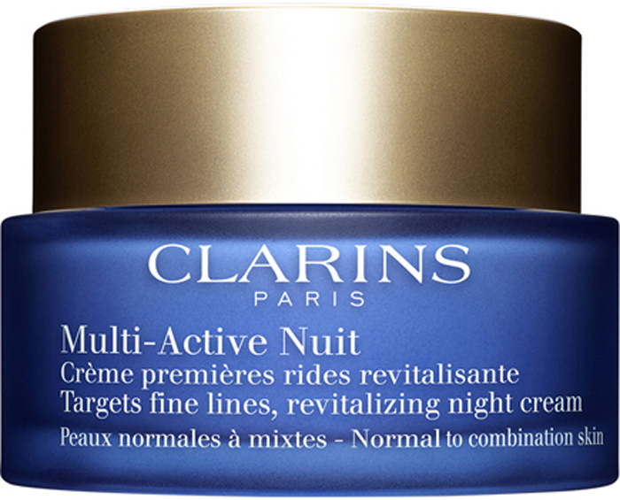 заказать и купить Clarins Ночной крем для предотвращения первых возрастных изменений с обновляющим действием для нормальной и комбинированной кожи Multi-Active, 50 мл