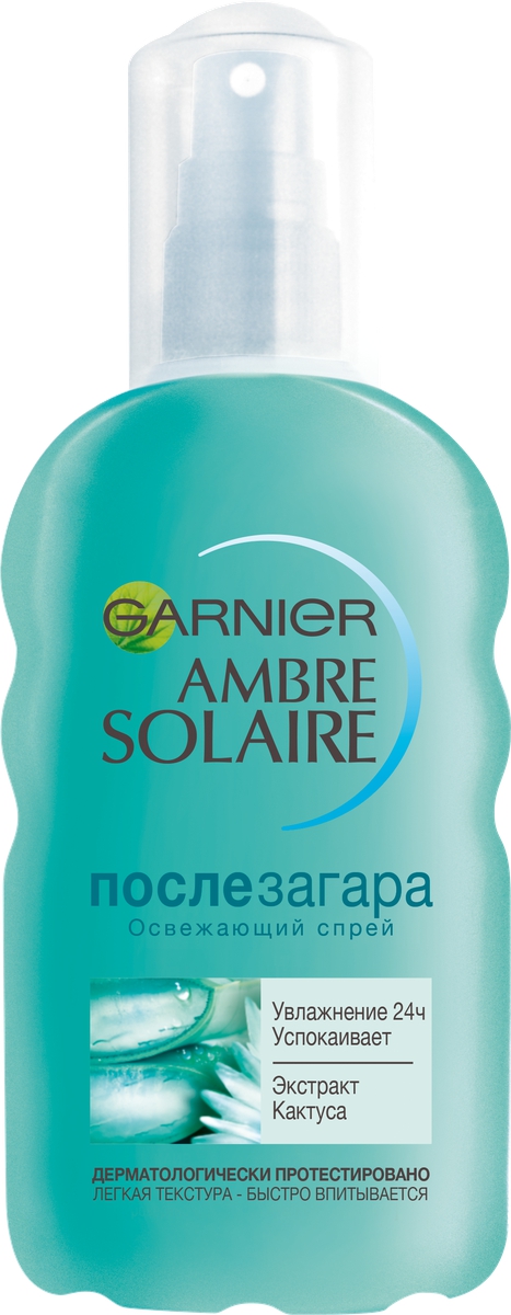заказать и купить Garnier Ambre Solaire Спрей для тела после загара, увлажняющий, освежающий, 200 мл