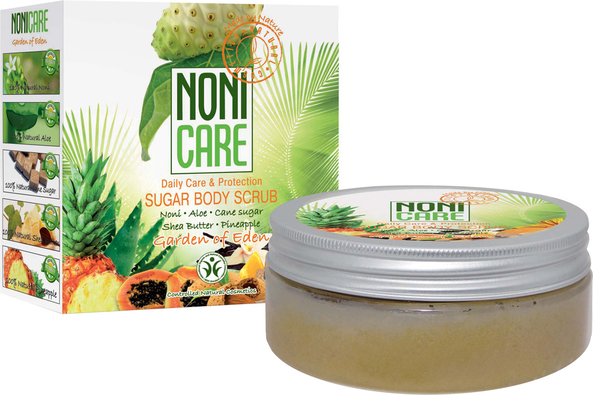заказать и купить Nonicare Сахарный скраб для тела c АНА–кислотами Garden Of Eden - Sugar Body Scrub 200 мл