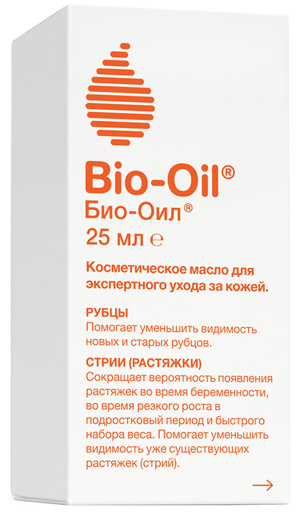 заказать и купить Bio-Oil Масло косметическое от шрамов, растяжек, неровного тона, 25 мл