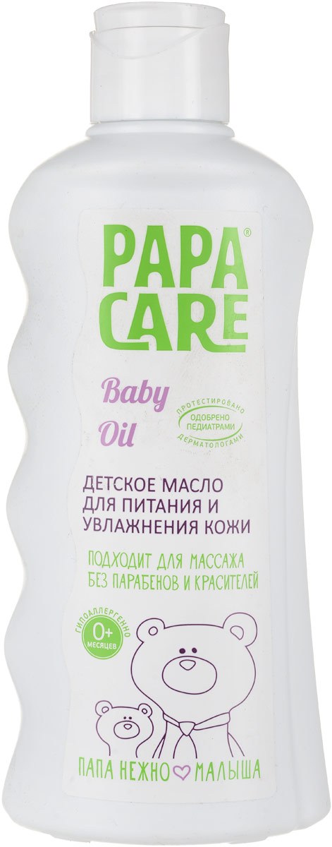 заказать и купить Papa Care Детское масло для массажа очищения увлажнения кожи с помпой 150 мл