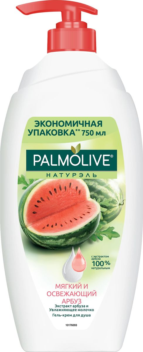 заказать и купить Palmolive гель для душа Натурэль Мягкий и освежающий арбуз с натуральным экстрактом сочного арбуза и нежным увлажняющим молочком, 750 мл