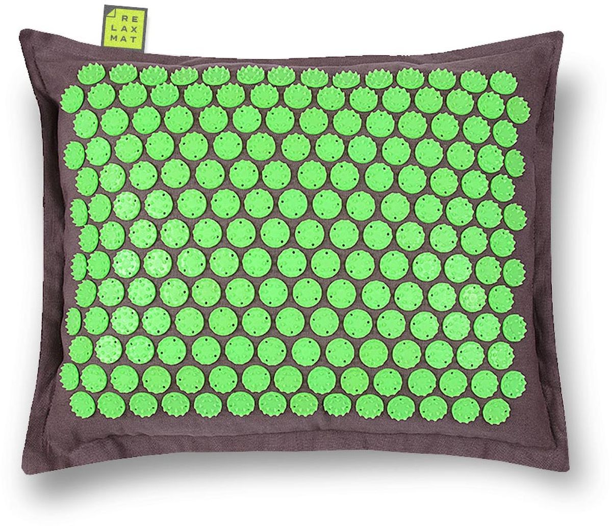 заказать и купить Relaxmat Массажная подушка, цвет: зеленый, графитовый